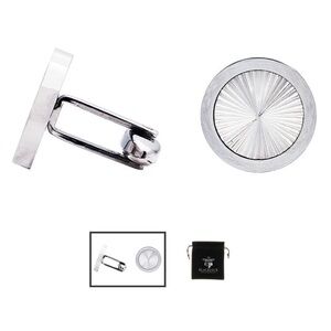 Mens Radial Lines
Stainless Steel Cuff Links